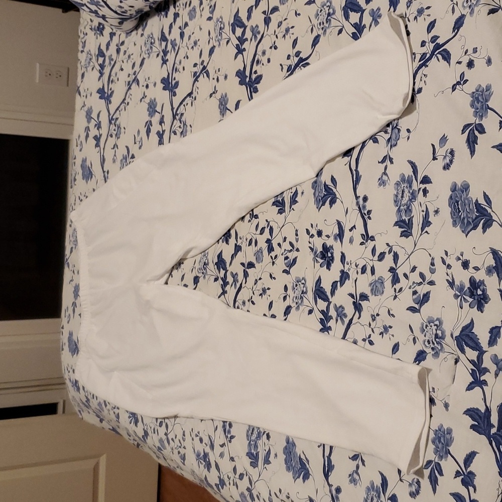 CURATED BY RUA'H KIBRIYA: White Cotton/Spandex Leggings/Scrub Pants NWOT